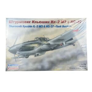 Ilyushin IL-2 M3 NS-37 Tank Buster 1/72 Model Kit Eastern Express 72217 Sealed